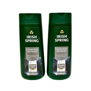Irish Spring Charcoal Refresh Moisturizing Face + Body Wash